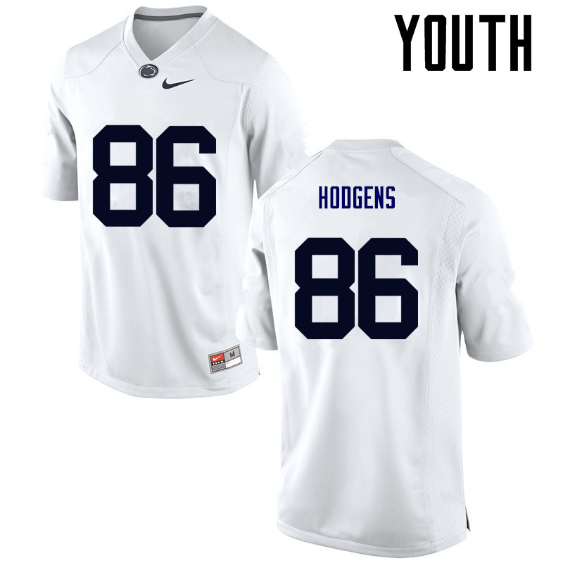 NCAA Nike Youth Penn State Nittany Lions Cody Hodgens #86 College Football Authentic White Stitched Jersey UAM2398RP